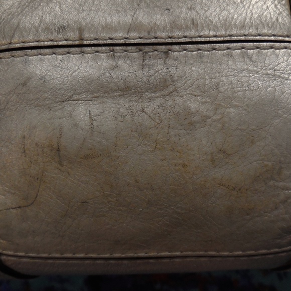 MICHAEL Kors Metallic Leather Satchel Handbag - Picture 6 of 11